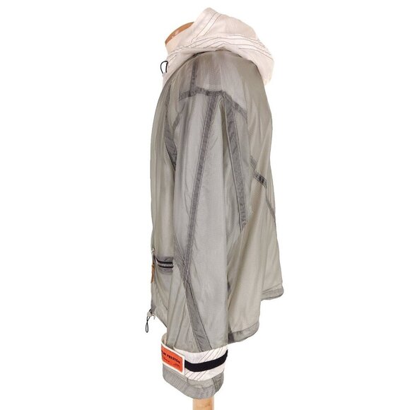 Heron Preston Exclusive Jump Jacket XXS Oversized Unisex Gray NWT Grail! - Picture 5 of 16